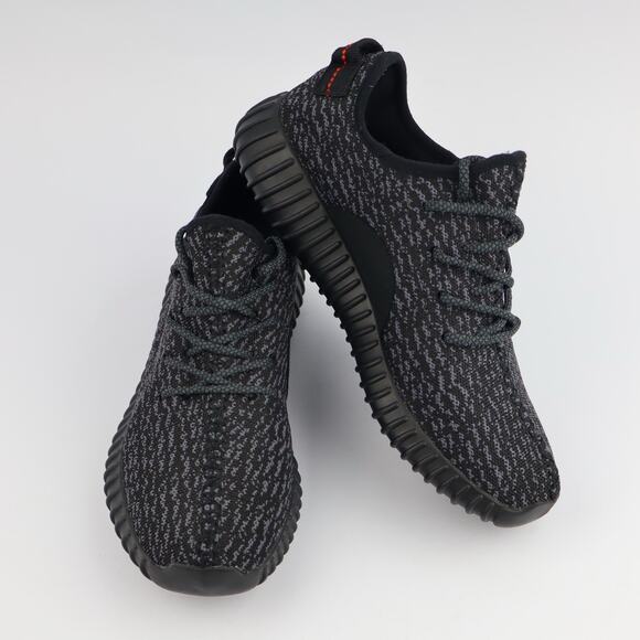 Adidas x Yeezy Boost 350 Pirate Size 8 Black Knit Fabric Low Top Sneakers main image 13